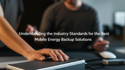 Understanding the Industry Standards for the Best Mobile Energy Backup Solutions