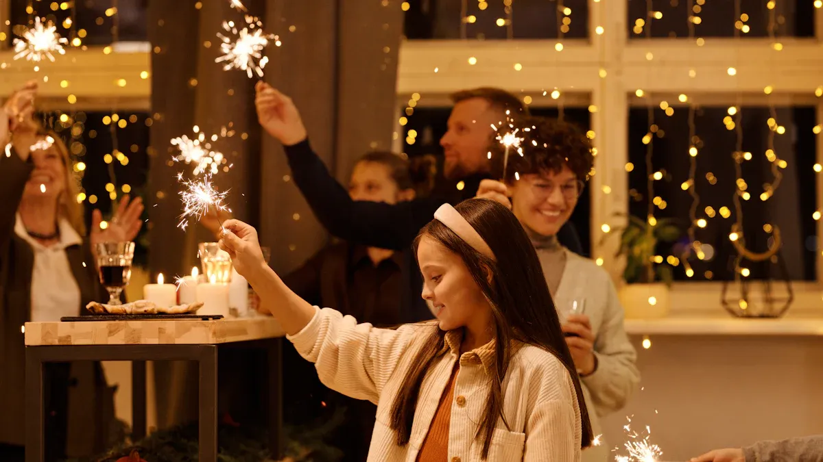 Sun-charged by day, family-lit by night—mini solar lamp.